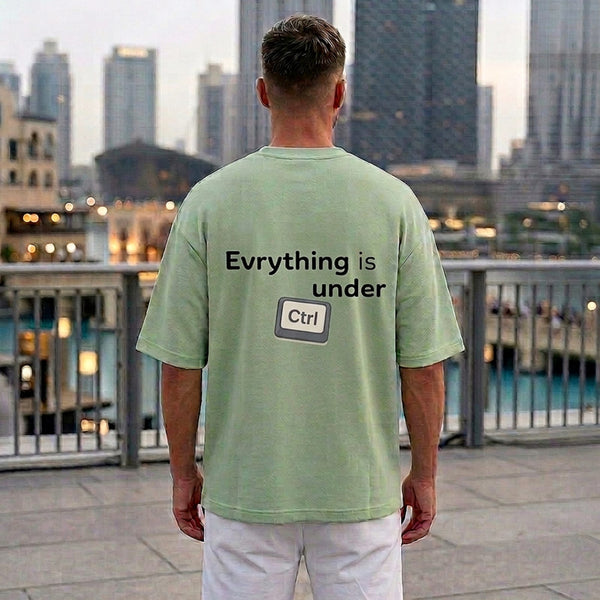 EVRYTHING IS UNDER CTRL Oversized Tee